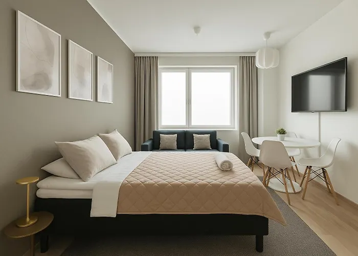 City Home Finland Arena Studio - Perfect Location In Downtown Of Tampere And Great Amenities
